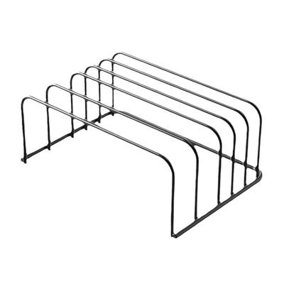 Escorredor de Louça de Cozinha Economizador de Espaço com 5 Compartimentos Porta-Utensílios Multifuncional Organizador de Panelas Acessórios de Cozinha Porta-Tábua de Corte