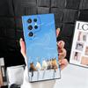 Cat Cute Kitten Cartoon Soft Phone Case for Samsung Galaxy S26 S25 Edge S24 Ultra S23 Plus S22 S21 FE S20 Black Cover Back Shell