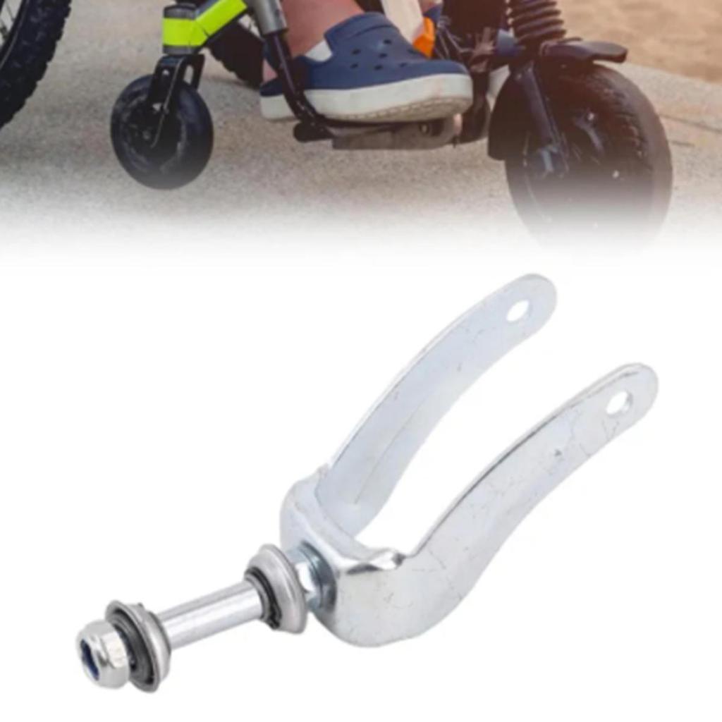 Steel Wheelchair Fork Wear-resistant Front Wheel Bracket with Bearing Wheelchair Front Wheel Support