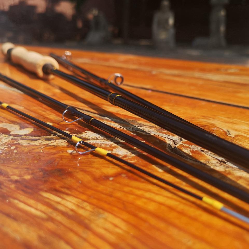 4-Section Carbon Fly Fishing Rod: Portable, Stream Lure, Euro-American Style