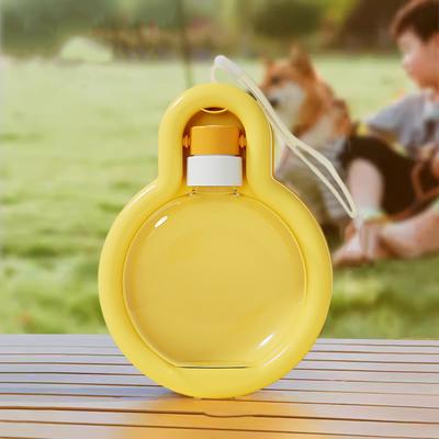 350 ML/500 ML Pet Su Şişesi Taşınabilir Sızdırmaz Köpek Su Besleyici Kase ile Seyahat Yürüyüş Kamp için