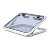 Marine Hatch Porthole Window 19 X 25in Square Heavy Duty Aluminum Alloy Deck Hatch Window with Support Rod and Handle