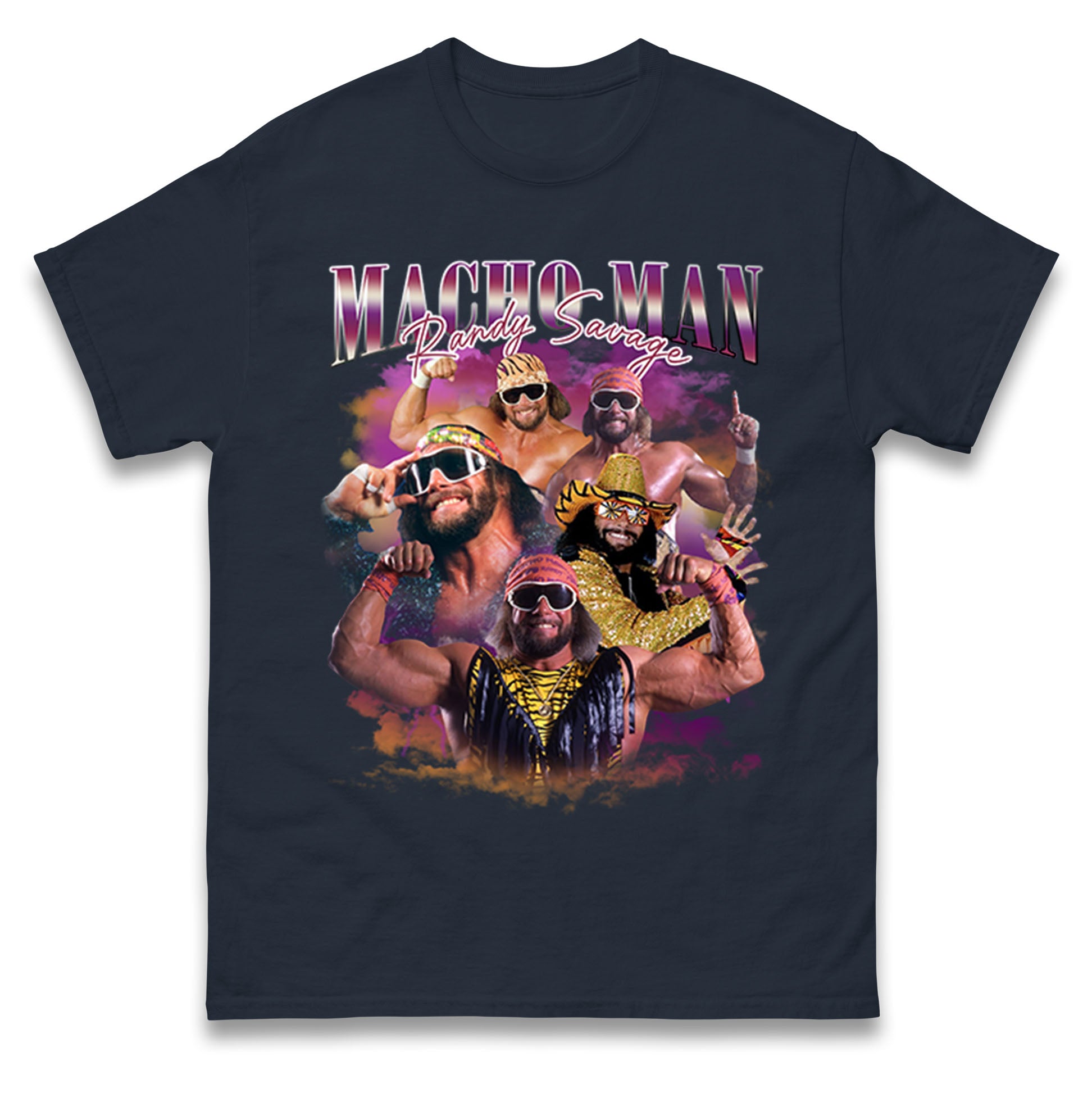 Macho Man Bootleg Mens T Shirt Womens Tops Tees 3XL