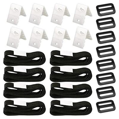 For Solar For Pool Cover Fastening Straps and Clips Nylon and Plastic for For Pool Reel Roller Weather Resistant