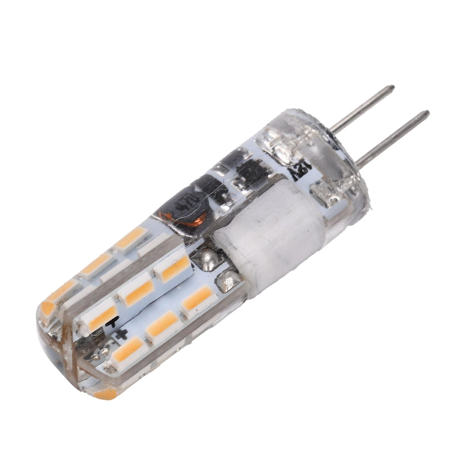 

G4 24LED Light Bulb 2W 200LM Bi Pin Light Non Dimmable for Chandelier AC DC 12V(Warm White 2700K 3100K )