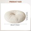 Round Floor Cushion Measuring 45 X 13 Cm (17.72 5.12 Inches), Soft And Supportive, Ideal for