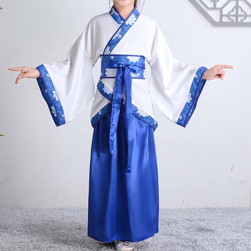 Traditional Chinese Girls Hanfu Outfit Vintage Style Dress Set with Skirt for Role Play and Cultural Events Suitable for Various Occasions