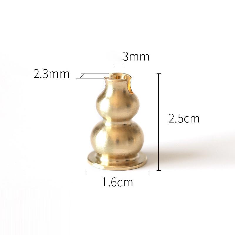 New 1PC Portable Incense Burner Multi Purpose Water Drop Shape Brass Incense Holder Home Office Teahouse Zen Buddhist Supplies