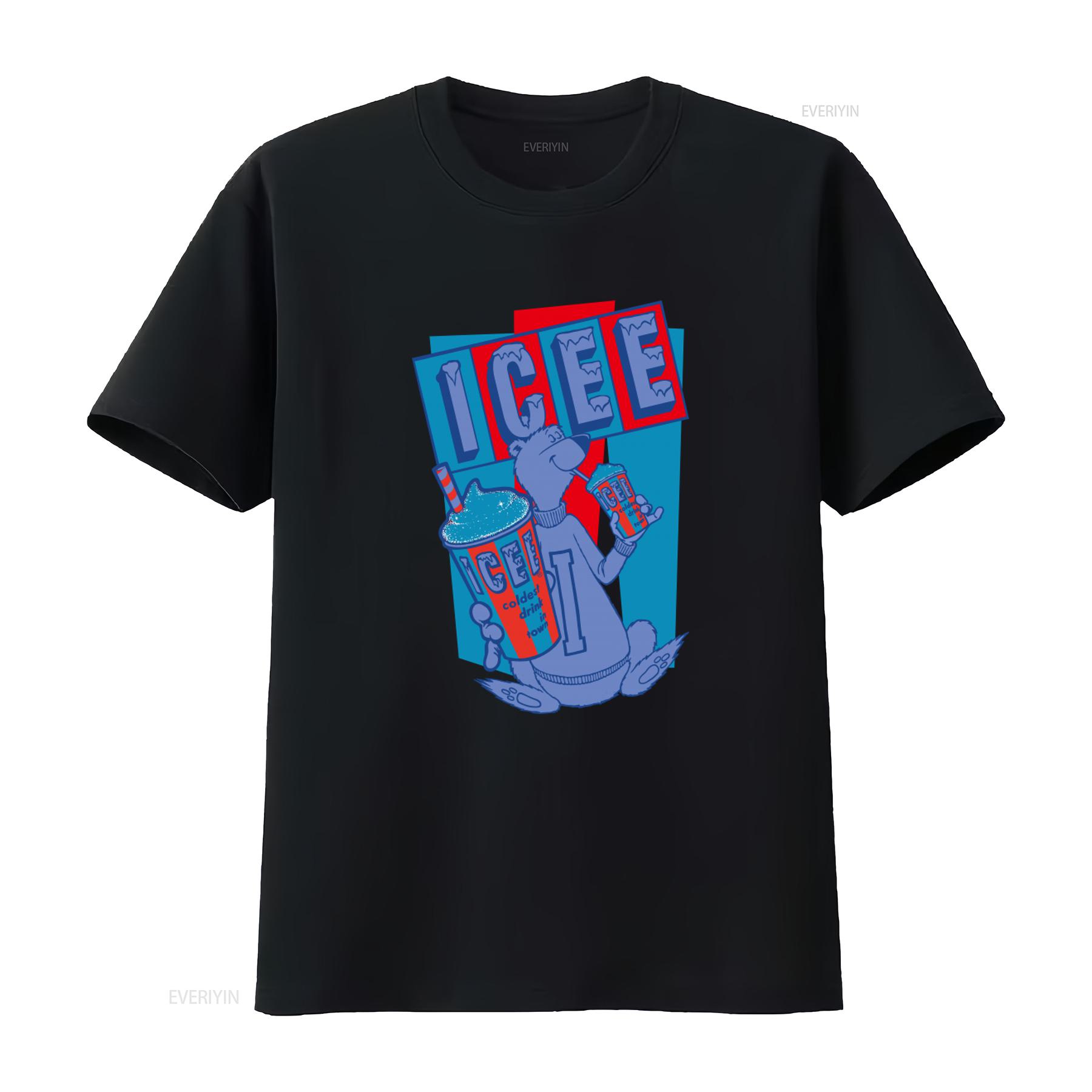 

Cool Polar Bear ICEE Design T Shirt Perfect for Lovers and Retro Fans vintage Washed Slightly Comfortable graphic Soft 4XL