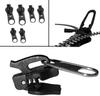 6pcs/set Instant Zipper Universal Instant Fix Zipper Repair Kit Replacement Zip Slider Teeth Rescue  Design Zippers For Sew