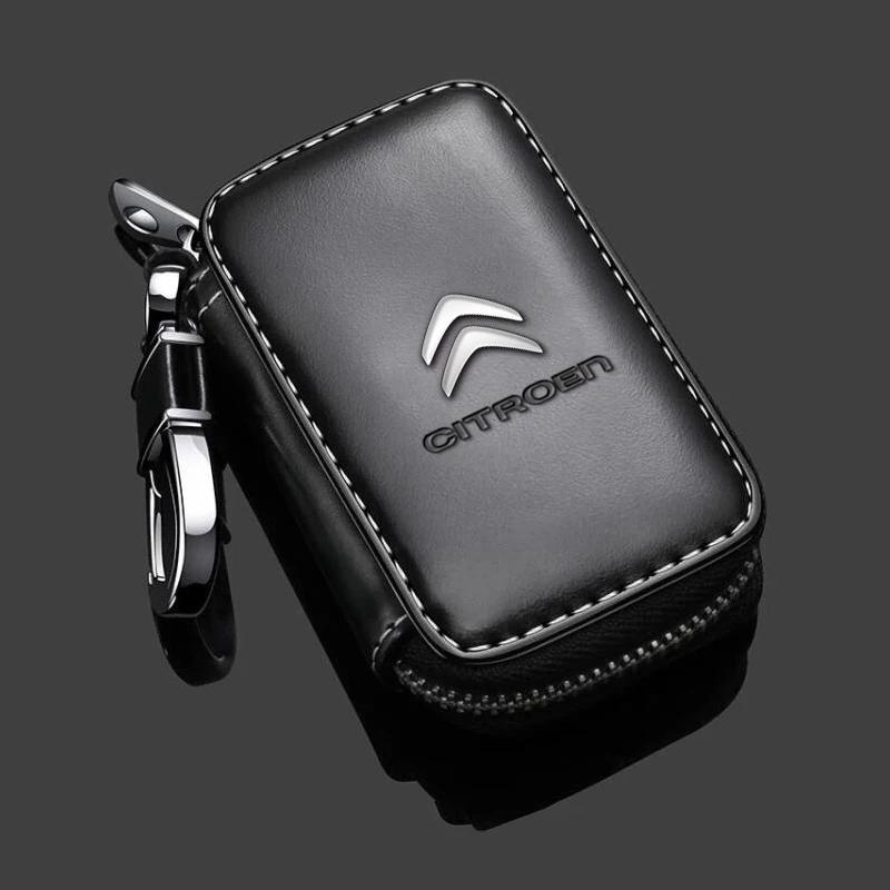 

Leather Car Key Holder Car Keychain Bag Organizer Car Key Case for Citroen C4 C3 C5 C1 C2 Berlingo C-Elysee C4-Picasso