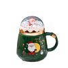 Christmas Ceramic Cup Creative Cartoon Christmas Mug High Ooking Christmas Cup Gift