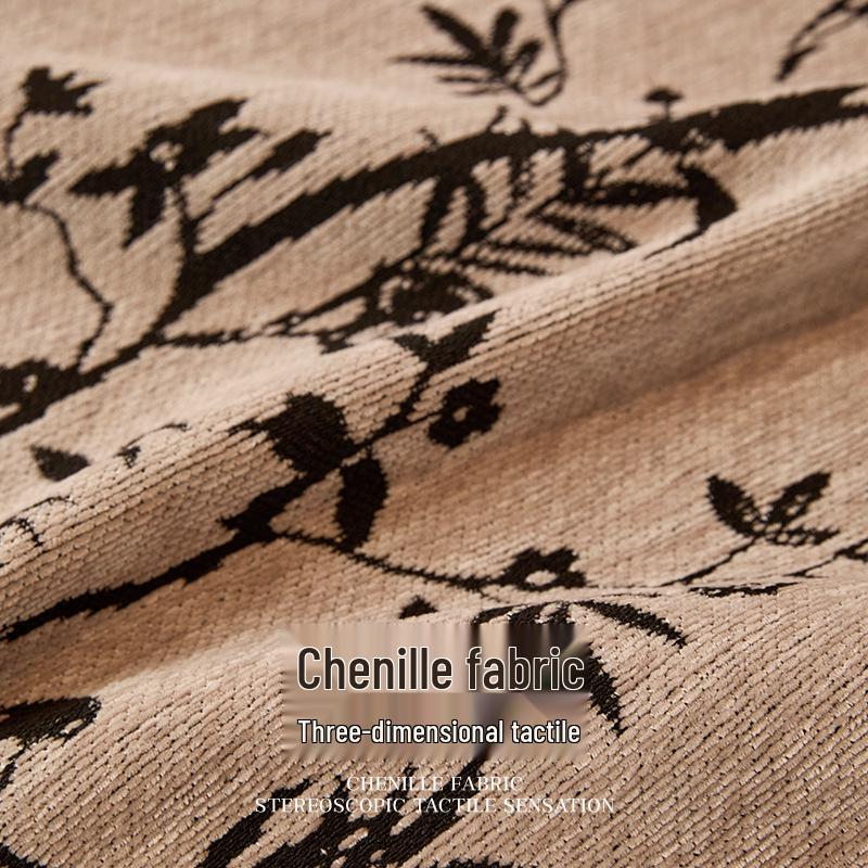 Französischer Retro Chenille Sofabezug - Universal Vier Jahreszeiten Anti-Katzenkratzschutz