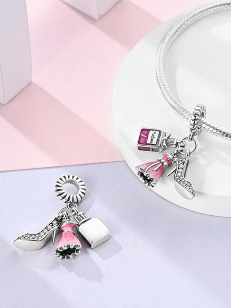 Copper Plated Original Charms Christmas Present Beads Fit Bracelet Women'S Jewelry Gift