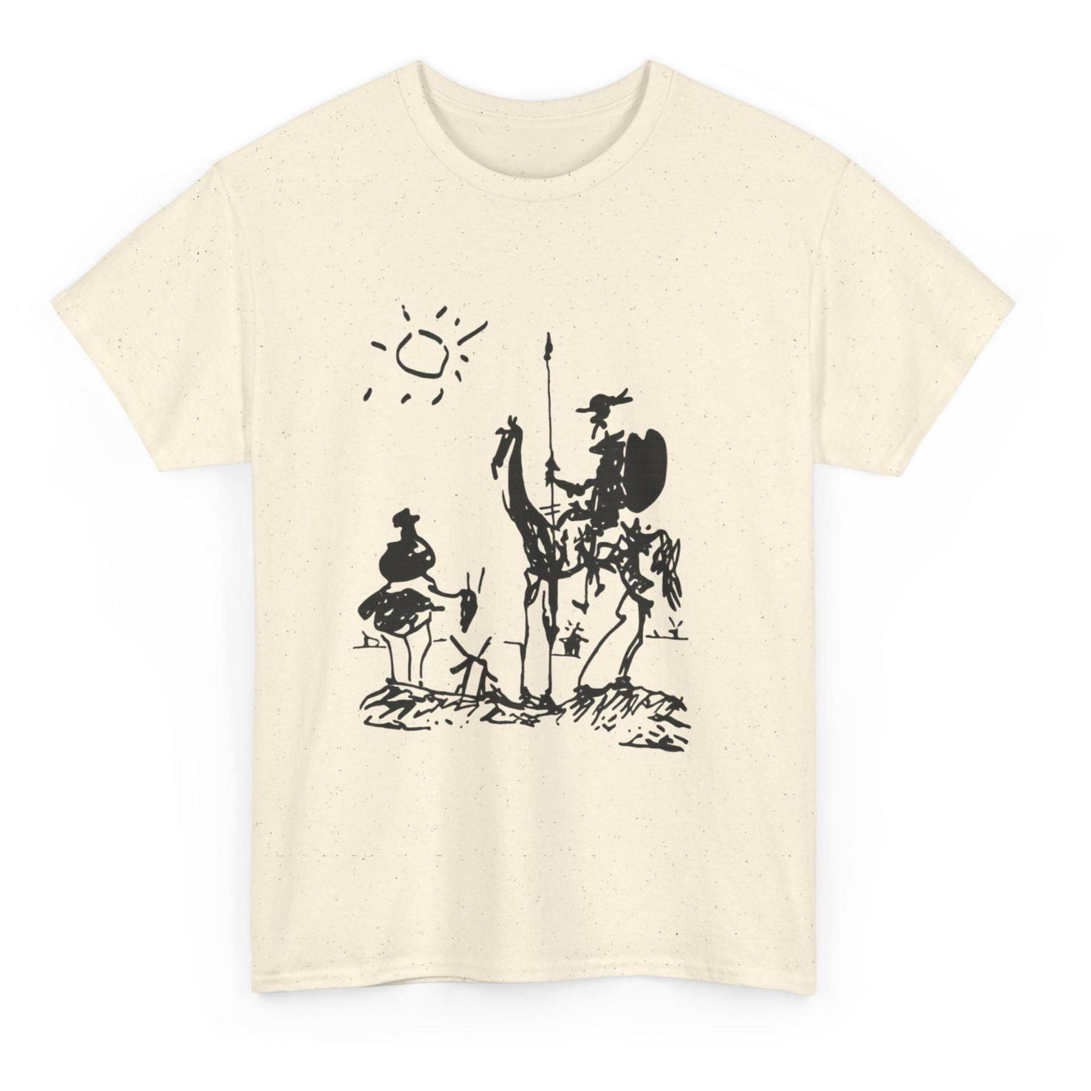 Don Quixote Picasso T Shirt Unisex | Iconic Line Art S