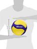 MIKASA Volleyball with Bell, Size 4, for Junior High School Students and Women, Yellow/Blue, V430W-BL, Recommended Internal Pressure 0.3 kgf/cm²