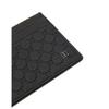 Daks Black Leather Embossed Dd Pattern Card Holder Dbho3e369bk