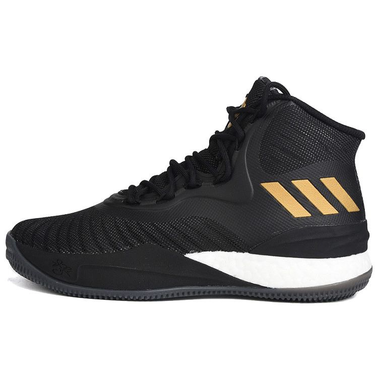 

Adidas D Rose 8 Black Gold White Мужские кроссовки CQ1618