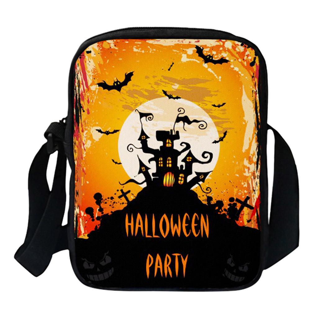 Halloween Bags Funny Women And Men Single Shoulder Bags  Messenger Bags