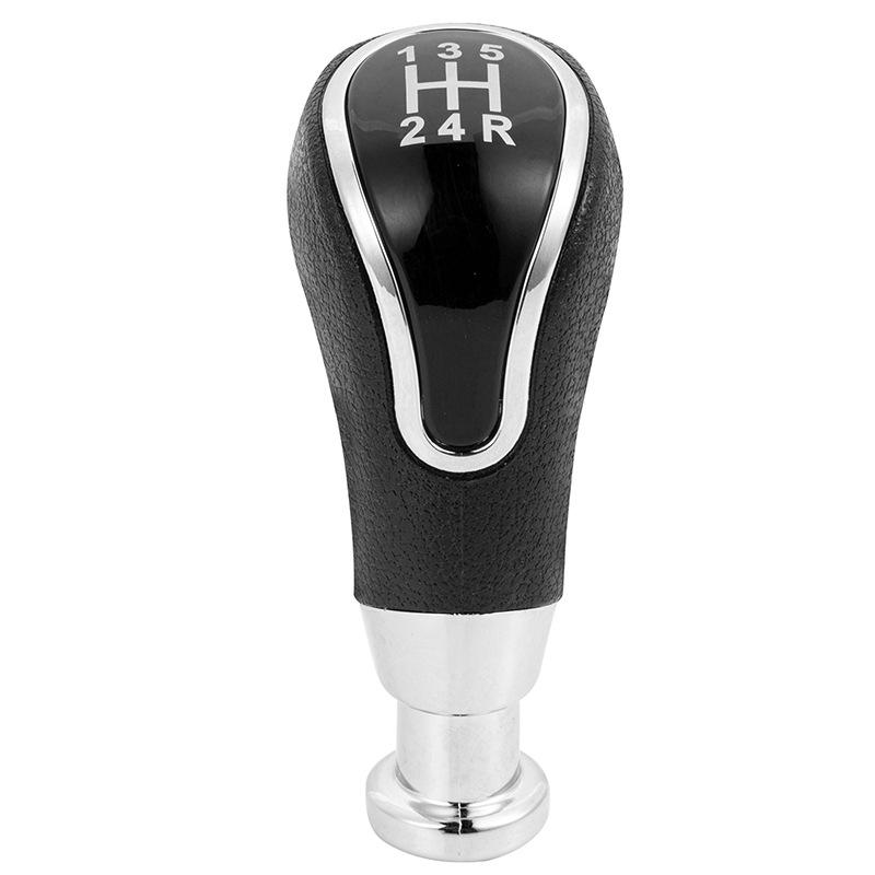 5 Speed Manual Gear Shift Knob Car Gearbox Handles Stick Lever Head PU Leather For LADA Car Styling Auto Accessories Parts