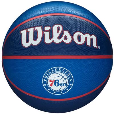 Wilson NBA Team Philadelphia 76ers Ball, Unisex Blue Basketball