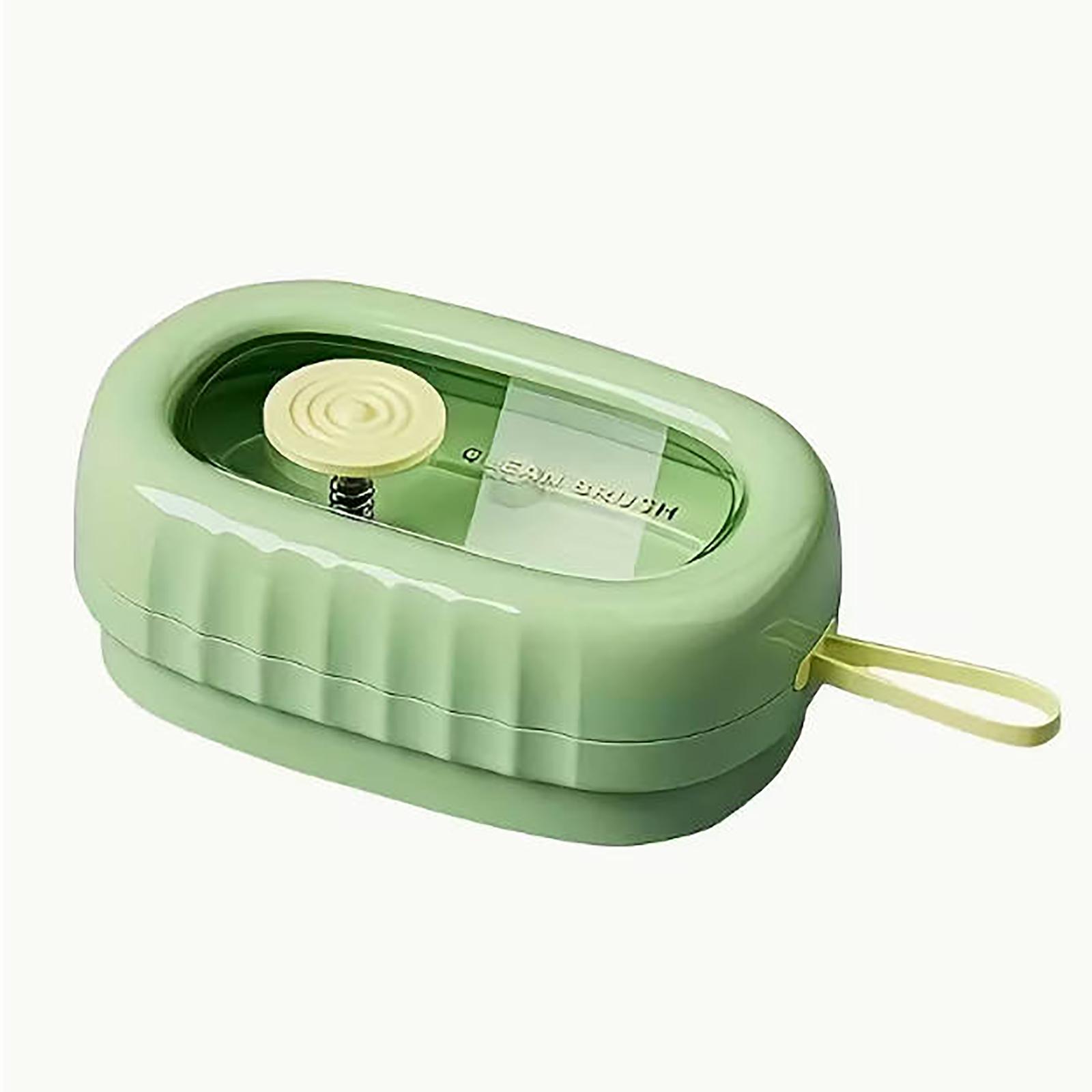 

Press The Liquid Washing Brush, Household Multifunctional Soft Rubber Roller Quickly And Richly, And The Underwear Cleaning Brush Is Light Green. One Size