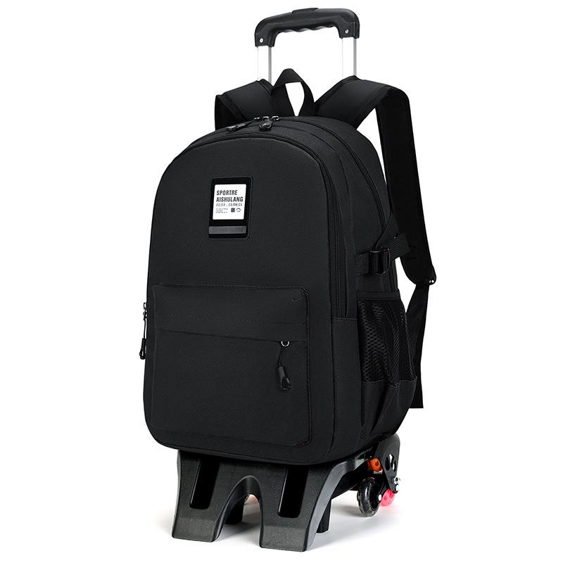 Wasserabweisender Trolley-Rucksack für die Klassen 3-6: Geräumig, mit Rollen, für Grundschüler