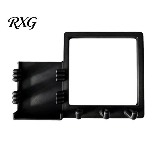 Elegant Wall Mounts Switch Decor Hook, Mounted Space Saving Design, Remote Control Decorative Entryway Hooks Storage Box, Key Holder for Living