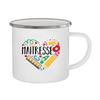 Merci Maîtresse Printed Mugs Coffee Cups Drinks Water Milk Cup Enamel Mug Gifts Idea for Teacher End of School Year Gift
