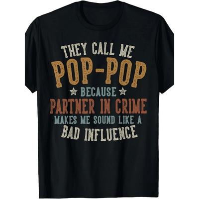 Europäische Größen Pop Lustiges Grafik-T-Shirt Vintage-Stil für Herren Sommer Kurzarm Gedrucktes T-Shirt Rundhals Ganzjahres-Oberteil