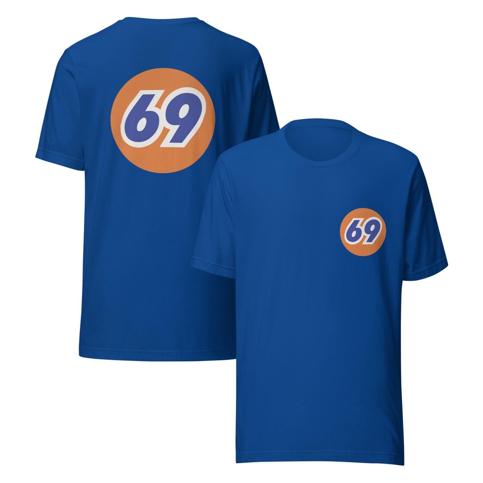 76 Oil Gas Station Parody 69 Official Fuel Racing Men’s t-shirt Unisex T-Shirt M