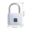 Professional Fingerprint Padlocks Keyless Fingerprint Security Lock Keyless Biometric Lock  for Gym Outdoor Fence & Gate