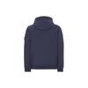 STONE ISLAND FW22 Solid Color Zip Loose Fit Hooded Long Sleeve Jacket Men Jacket Dark-Blue 7715Q0122-V0020