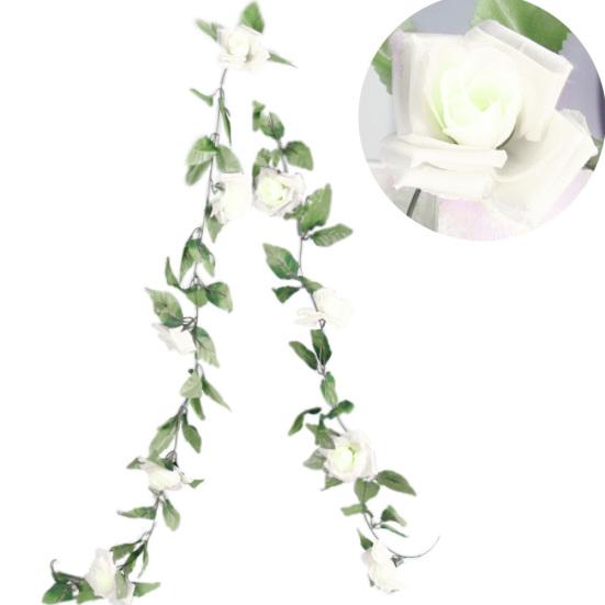 2,35 m umělý květinový listový ratan vinná zahrada park klimatizační trubka