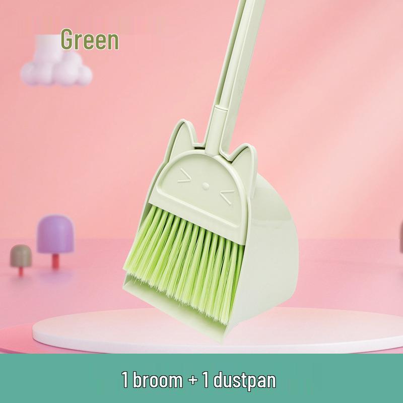 Children's Mini Broom & Dustpan Toy Set