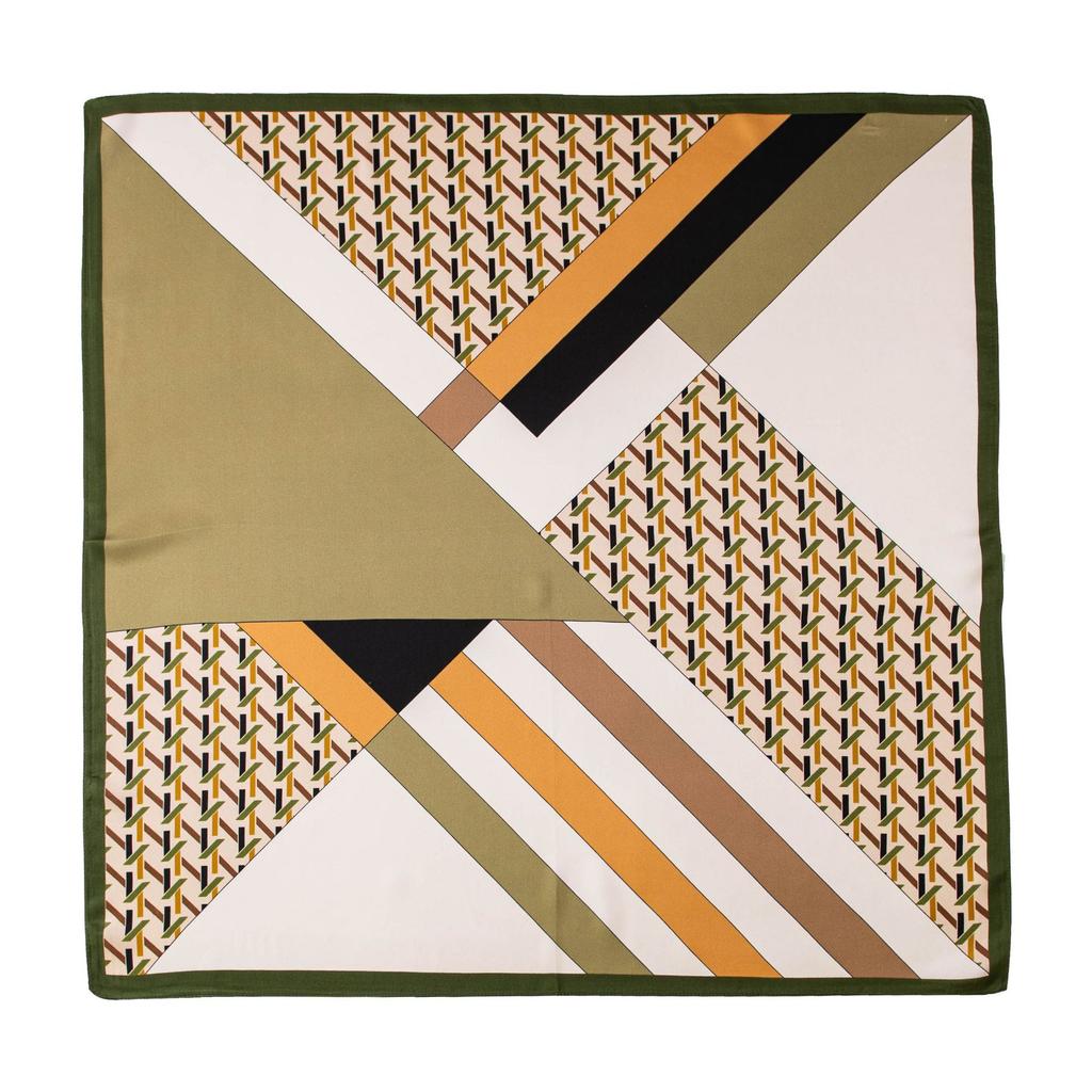 Premium Silk Scarf 70 Spring and Autumn Women's Square Scarf Sunscreen New Plain Crepe Satin Mulberry Silk High-end Souvenir