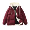 Candy Kiosk Light Down Down Short Padded Jacket with Cold Wear Men's Jacket, Length, Hood, Windproof, Weather, Lightweight, Outerwear, Casual,