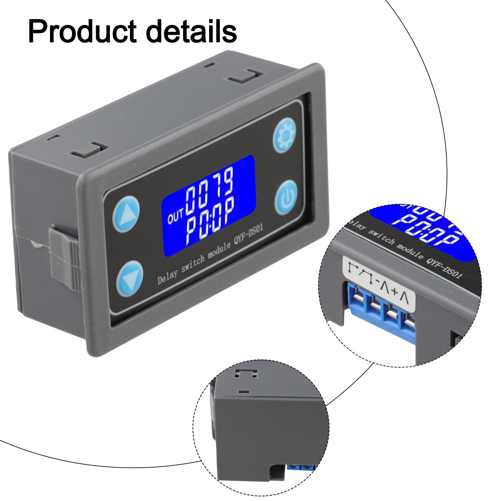 

Controller Delay Relay Module 7.1*3.9*2.5cm DC12V Digital Digital Timer Switch Timer Relay For Most Occasions Newest Protable China Mainland