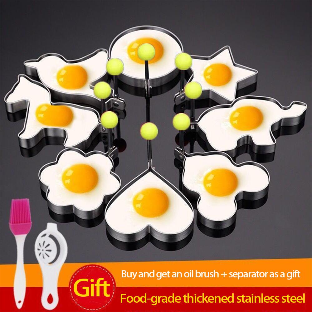 Heart-Shaped Omelette Mold | Stainless Steel | Creative and Innovative | Perfect Fried or Poached Eggs