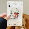 Red Apple Dog Magnetic Stickers for iPhone 17/16 Pro Max/15 Pro Case