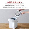Iris Ohyama Electric Pot Mechanical 2.2 Liter Safety Lock Function Descaling Function IMHD-122-W White