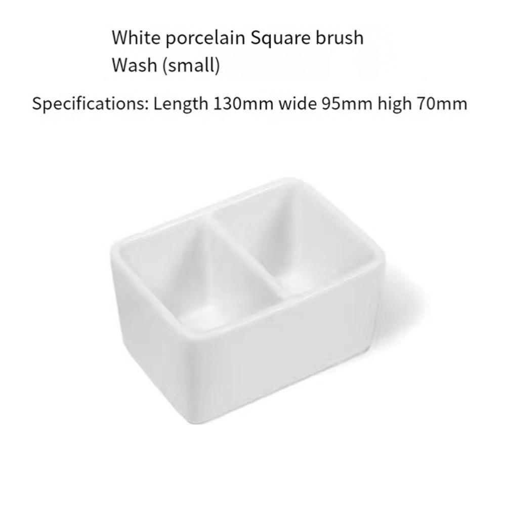 Ceramic Watercolor Palette Ink Plate Calligraphy Washer Ceramic Washing Palette  Art Supplies