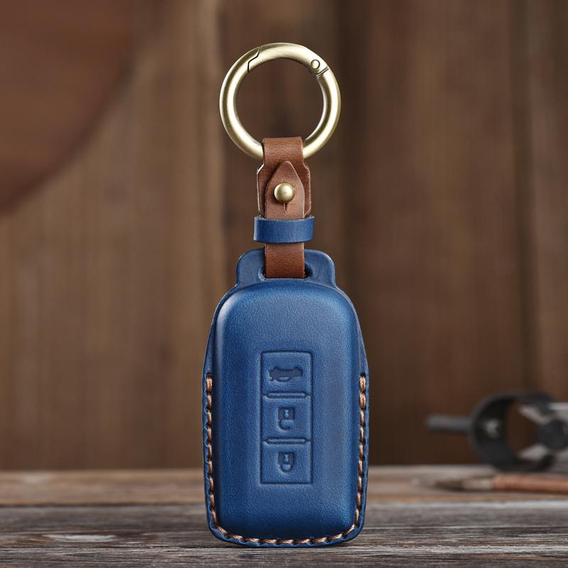 Suitable for Mitsubishi Outlander Pajero Purse Leather Keys Case Cover Fob Protector