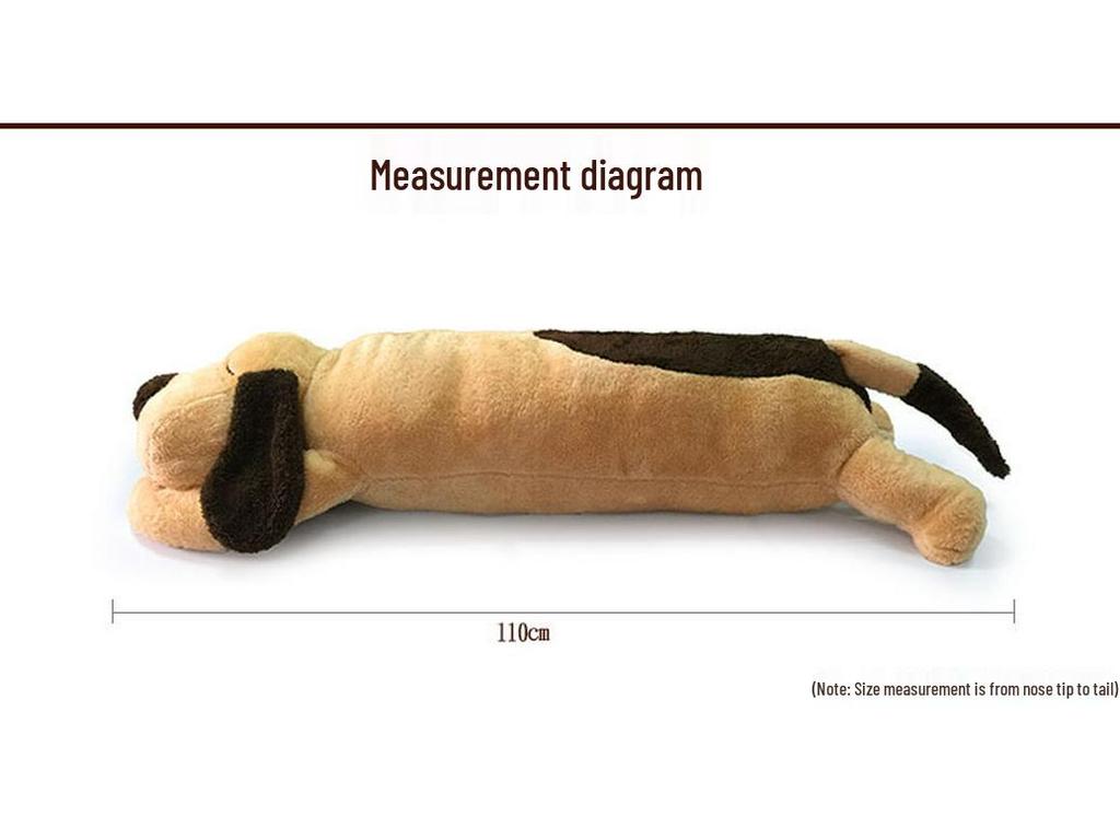 Super Soft Washable Plush Dog Pillow - Cute Sleeping Doll for Men and Women