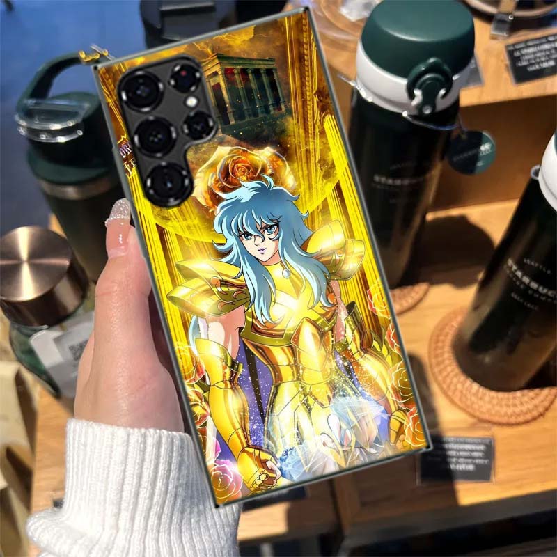 Saint Seiya Knights Of The Zodiac Cases Phone Case for Samsung Galaxy S26 Ultra S25 Edge S24 S23 FE S21 Plus S20 S22 S10 Cover T
