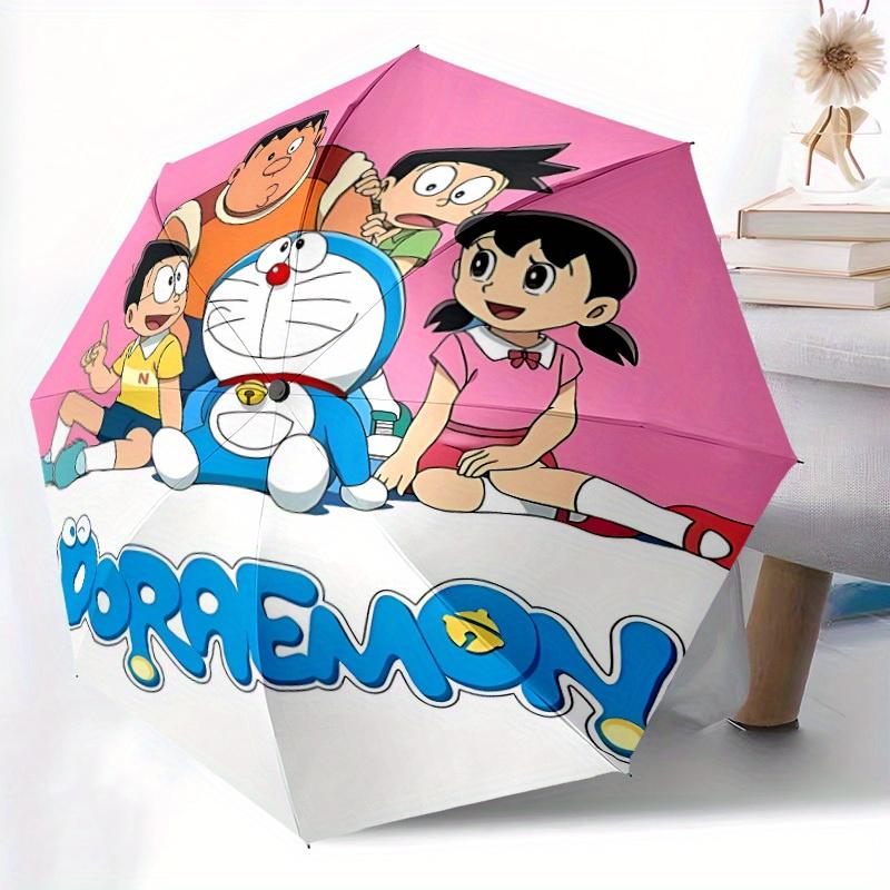 Doraemon Adventure Automatic Open Umbrella Compact Foldable Design, Durable Fabric for Casual Birthdays, Christmas s a0820082