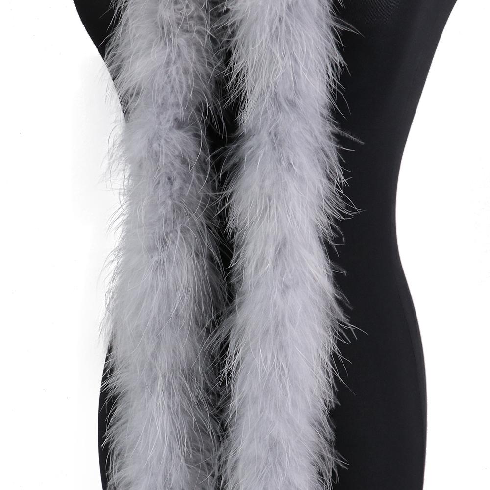 20G Měkké Marabu Peří Boa Pro Šperkařské Řemesla Doplňky Svatba Party Dekorace Pódiové Rekvizity Nadýchané Krůtí Peří