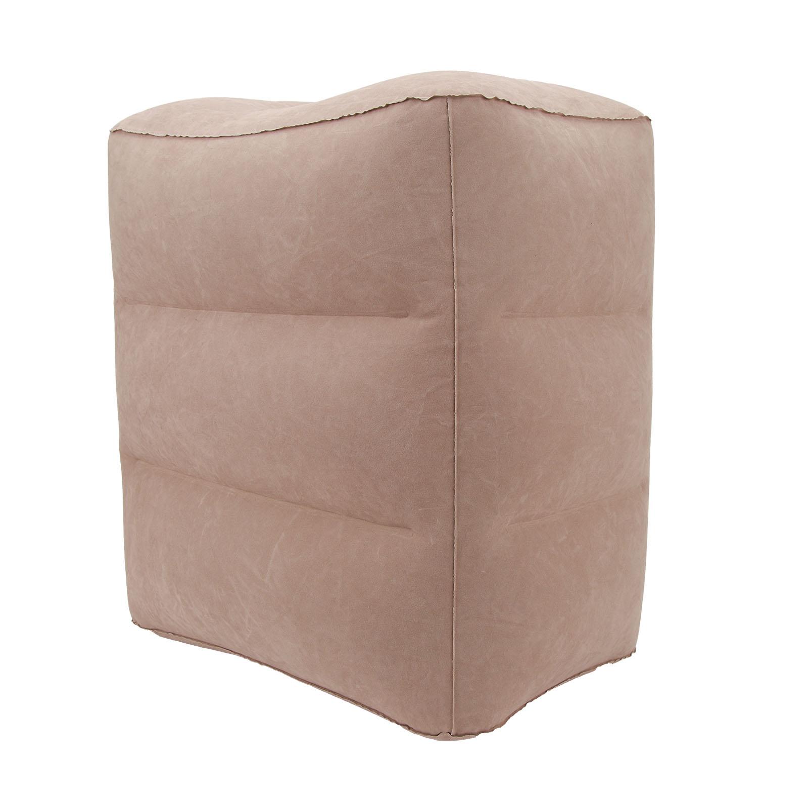 Inflatable Foot Rest Pillow Washable Lightweight Portable Inflatable Footrest Cushion for Kids Adults Airplane Travel