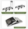 Portable Foldable Pet Carrier for Two Cats with Breathable Design and Large Capacity