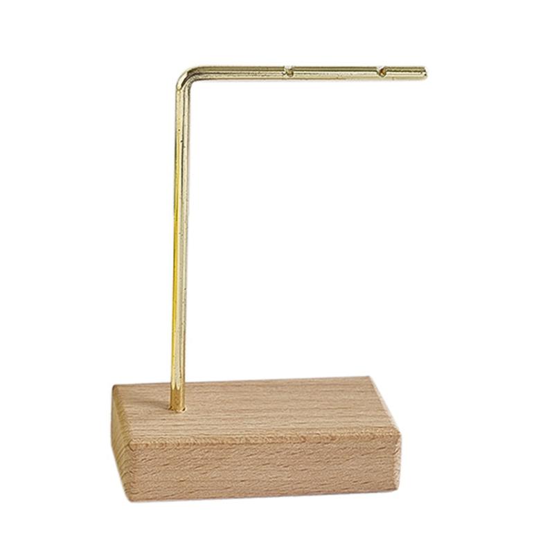 Jewelry Display Stand Bracelet Earring Necklace Storage Wood Base Rack Jewelery Organizer Holder Home Decorative Photo Props